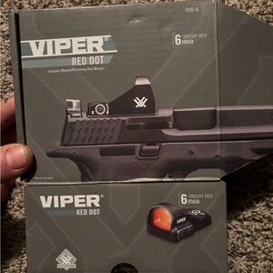 Viper red dot handgun sight. (Also works with rifles)